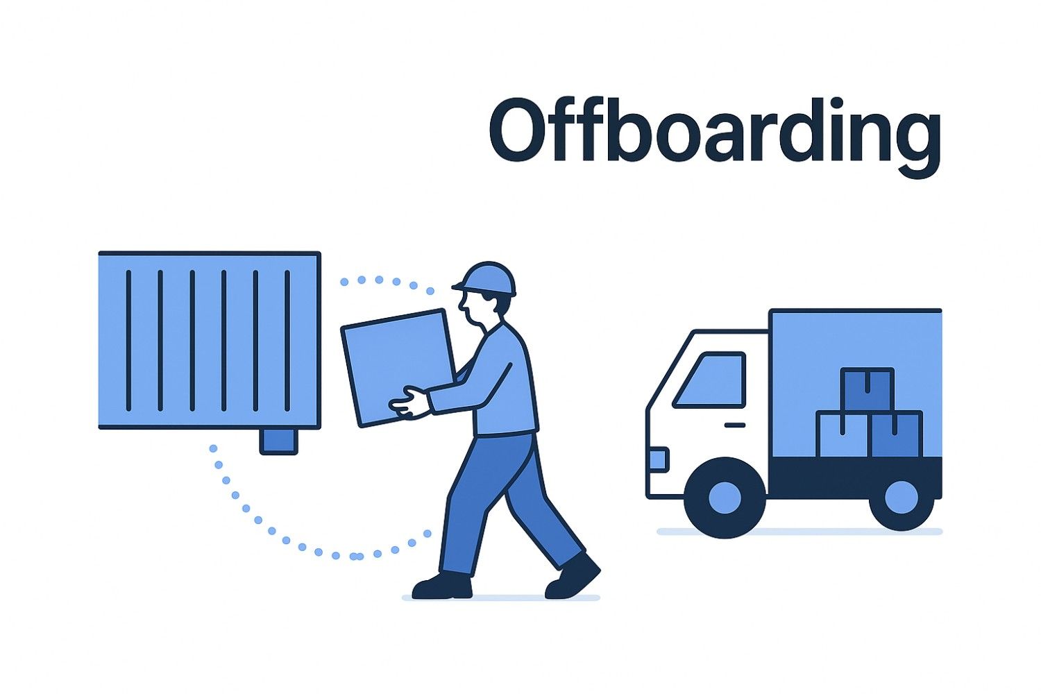 Shipping container offboarding services in the United States ContainersClub